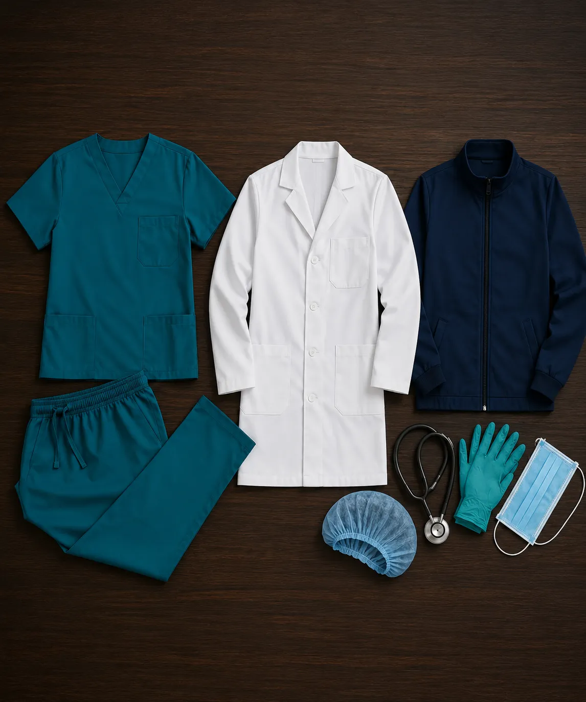 Healthcare Scrubs & Medical Attire — Apparel product photography