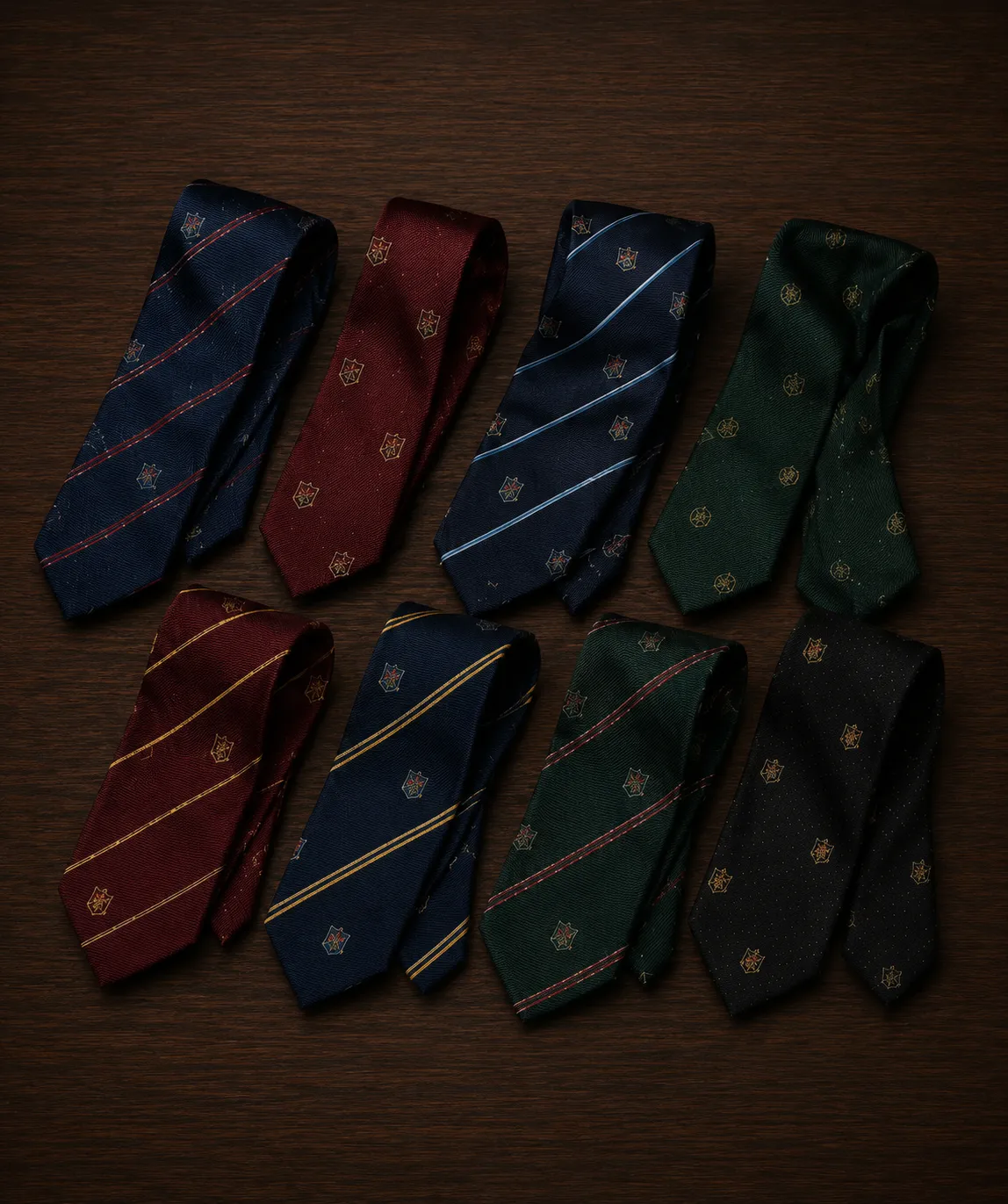 Logo-Branded Neckwear — institutional apparel by DELRIQUE Apparel