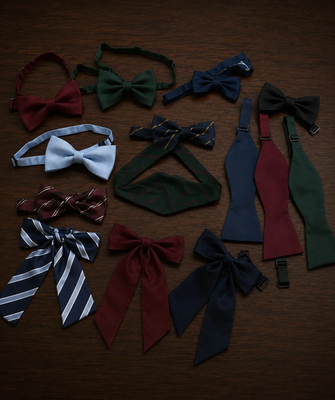 Neck Bows & Bow Ties — institutional apparel by DELRIQUE Apparel