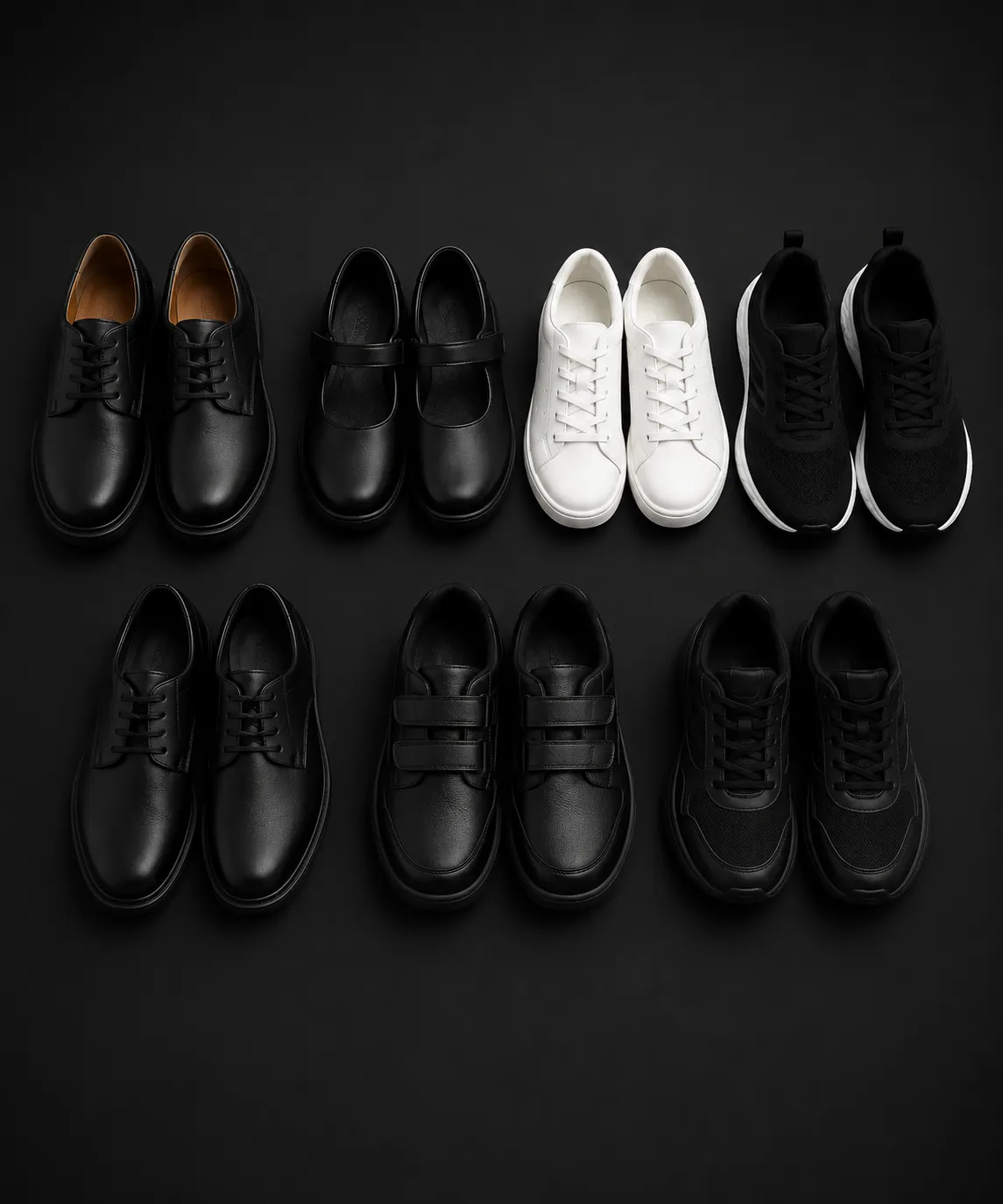 Institutional Footwear — institutional apparel by DELRIQUE Apparel