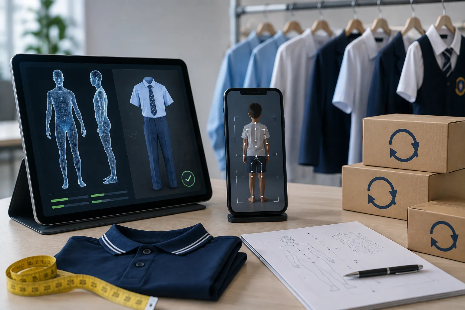 AI-Powered Sizing and Virtual Fitting: Ending the Uniform Exchange Problem — DELRIQUE